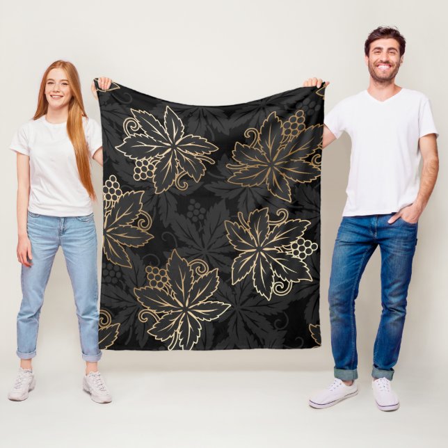 Floral Damask Muster Fleecedecke (Beispiel)