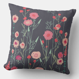 Floral Dark Kissen