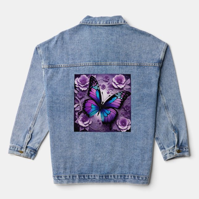 Floral de papillon pourpre (Verso)