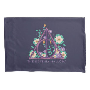 Floral Deathly Hallows Graphic Kissenbezug