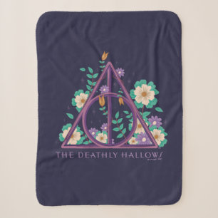 Floral Deathly Hallows Graphic Sherpadecke