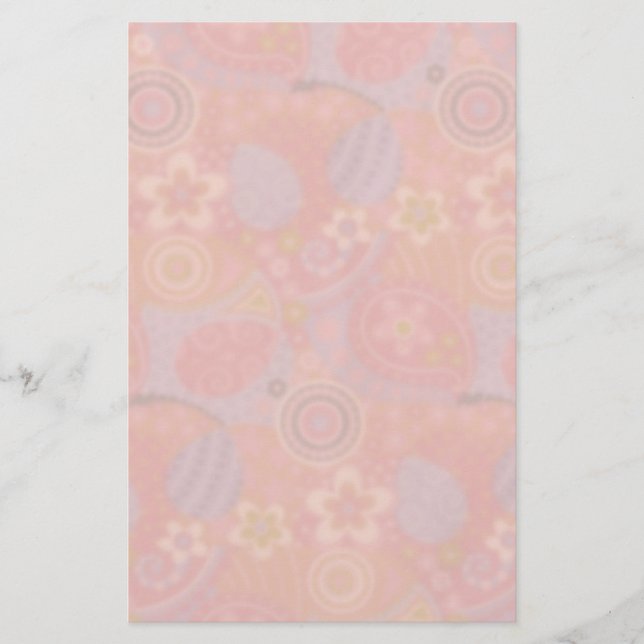 Floral Deko Stationery Briefpapier (Vorderseite)