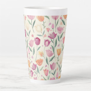 Floral Delight Pattern Milchtasse