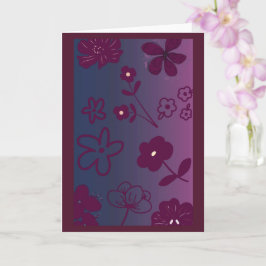 Floral Design  Karte