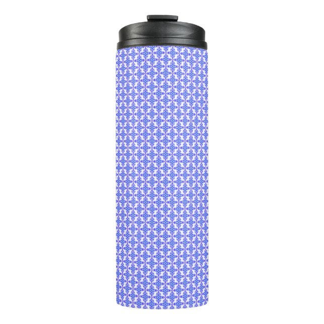 Floral Design Pattern Thermosbecher (Vorderseite)