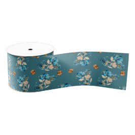 Floral Design Ribbon Ripsband