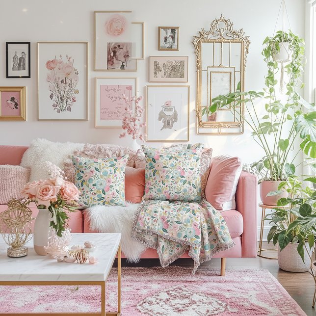 Floral Designer Throw Blanket - Home Decor Gifts  Decke (Von Creator hochgeladen)