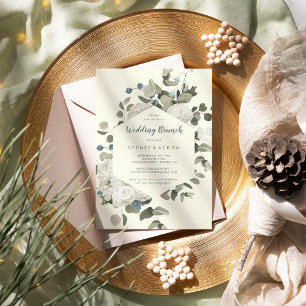 Floral d'hiver   Invitation de Brunch Mariage ivoi