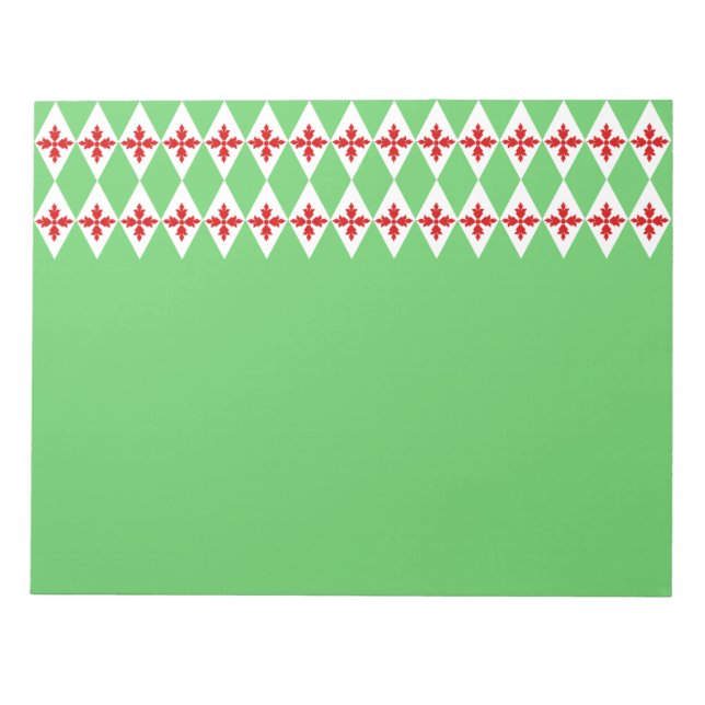 Floral Diamonds Notizblock (Vorderseite)