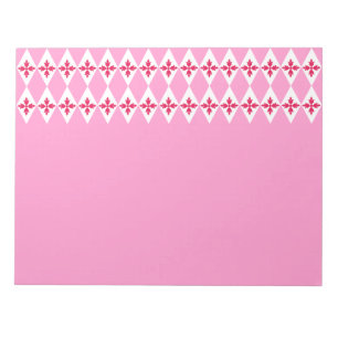 Floral Diamonds Notizblock