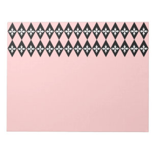Floral Diamonds Notizblock