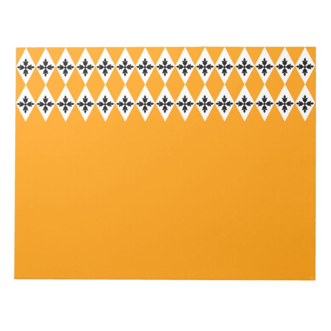 Floral Diamonds Notizblock (Vorderseite)