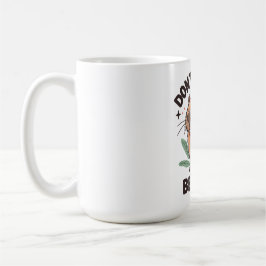 Floral Dont Worry Be Happy Capy, blumengeschmückte Kaffeetasse