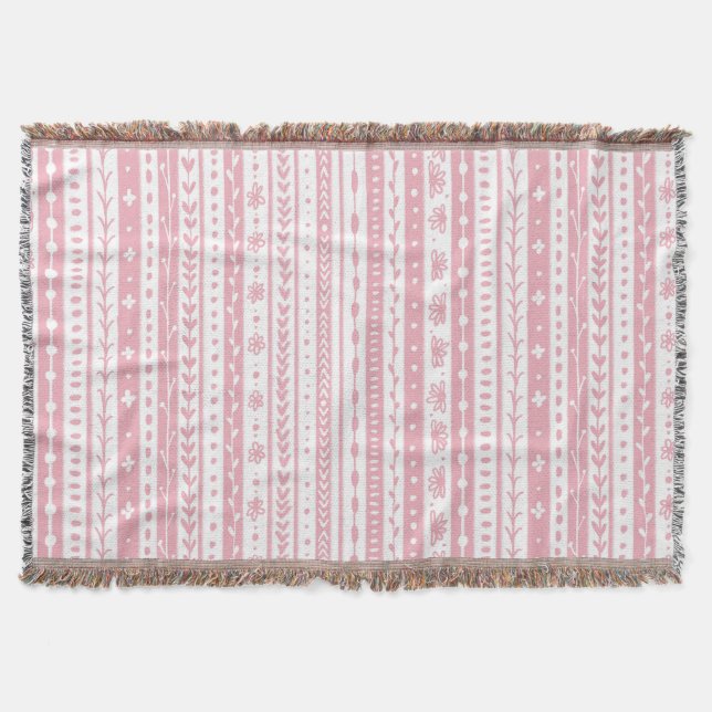 Floral doodstreifen decke (Vorderseite)