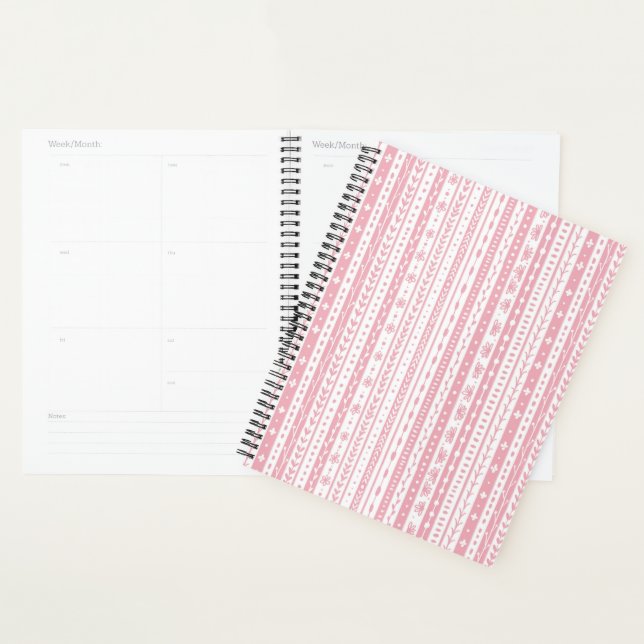 Floral doodstreifen planer (Anzeige)