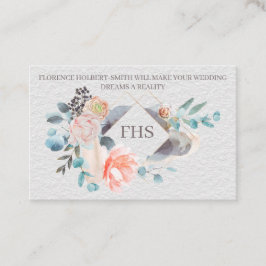 Floral - Doppelseitige Visitenkarte