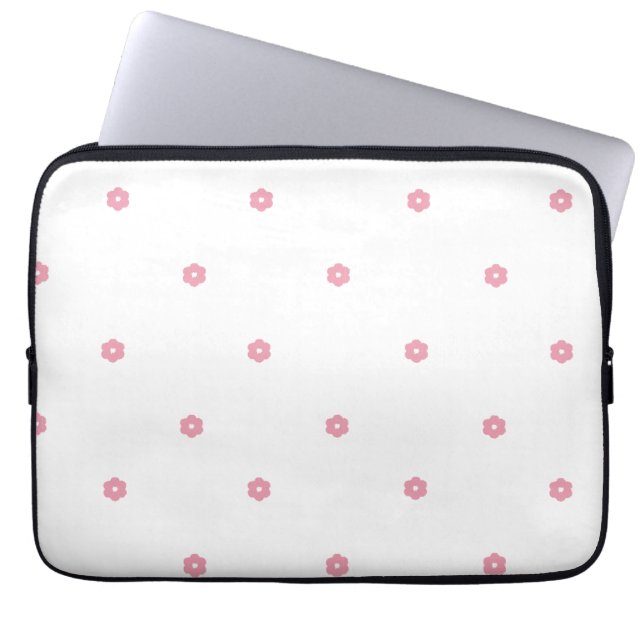 Floral Dot - Cherry Blossom Electronics Bag Laptopschutzhülle (Vorderseite)