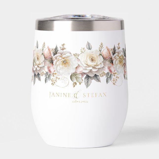 Floral Drama Mariage Charcoal ID1022 (Avant)