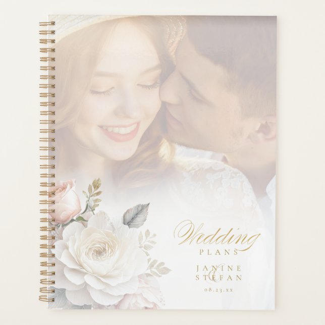 Floral Drama Mariage Photo Welcome ID1022 (Devant)