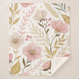 Floral Dream Mosaic – Seamless Artistic Bloom Sherpadecke