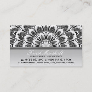 Floral Dreams Fantasy w. Logo-Visitenkarte Visitenkarte