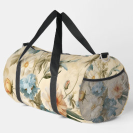 floral duffle bag