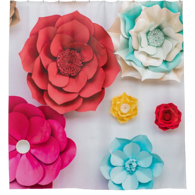 floral duschvorhang (Vorderseite)