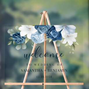 Floral Dusty Blue Eucalyptus Mariage botanique