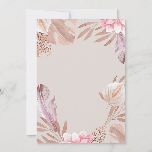 floral einladung (Vorderseite)