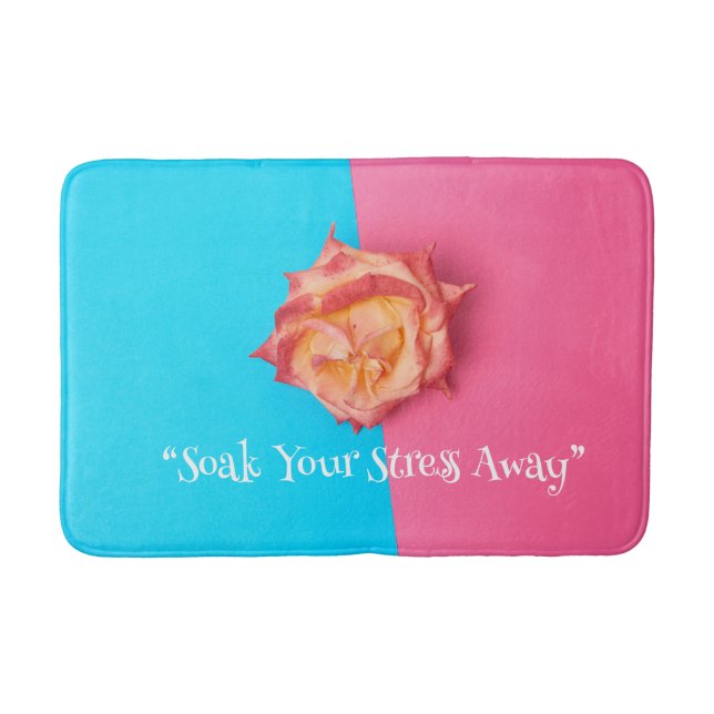 Floral Elegance Bath Mat Badematte (Vorderseite)