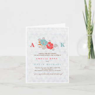 "Floral Elegance" Collection  Einladung