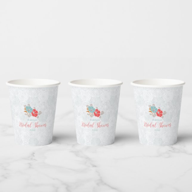 "Floral Elegance" Collection  Pappbecher (Multi)