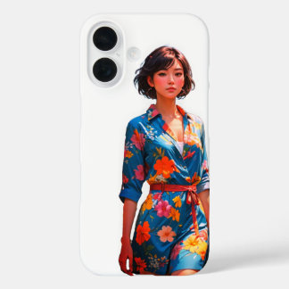 Floral Elegance iPhone 16 Fall Hülle