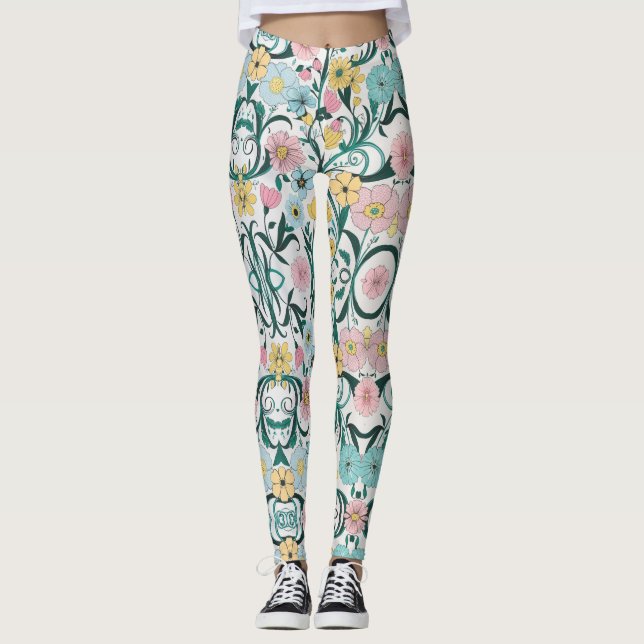 Floral Elegance Leggings (Vorderseite)