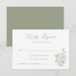 Floral Elegant Calligraphy Script-Rose UAWG Einladung