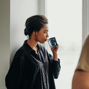 Floral Elegant Klasse Monogram G blau mit der Phra Kaffeetasse
