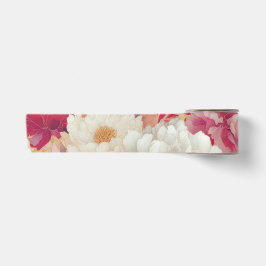 Floral elegant rot satinband