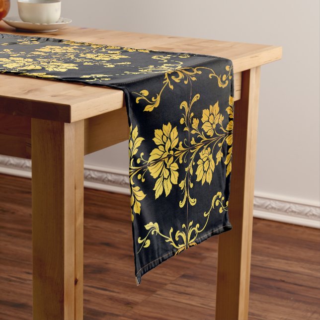 Floral Elegante Luxury Trendy Collection Großer Tischläufer (Beispiel)