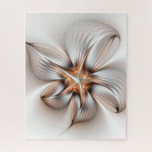 Floral Elegante Modernes Abstraktes Fraktal
