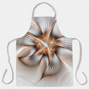 Floral Elegante Modernes Abstraktes Fraktal Schürze