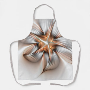 Floral Elegante Modernes Abstraktes Fraktal Schürze