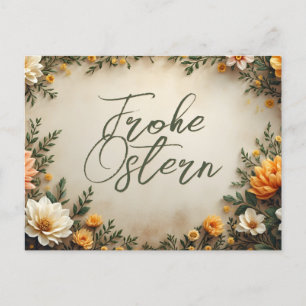 Floral Elegante - Springtime Osterfeiern Feiertagspostkarte