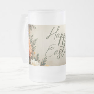 Floral Elegante - Springtime Osterfeiern Mattglas Bierglas