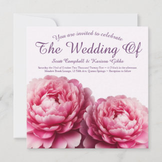 Floral Embrace Wedding Invitation
