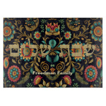 Floral Ethnisch-asiatisch Shabbat Shalom Challah
