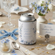 Floral Etwas Blau bevor ich Brautparty mache