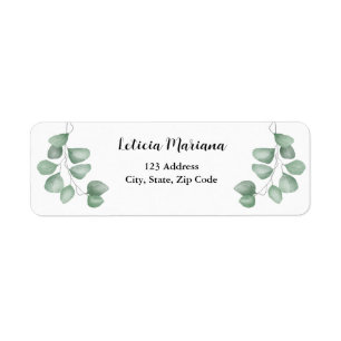 Floral Eucalyptus-Adresse