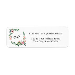 Floral Eucalyptus Wreath Watercolor | Hochzeit