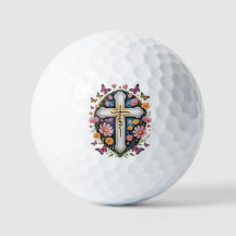 Floral Faith Cross