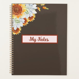 Floral Fall Inspirier School Planer